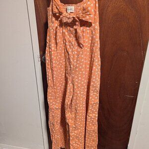 cleobella orange romper/jumpsuit